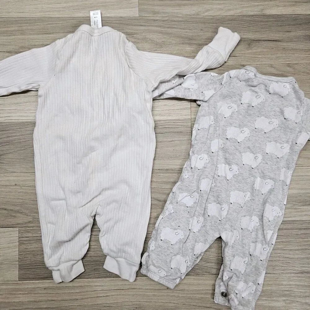 Unisex Neutral Sleep N Play One Piece Bodysuit 3 Month Pajama Carters Modern Mom